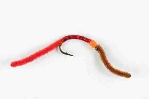Firebird Sparkle Worm for Winter Fly Fis