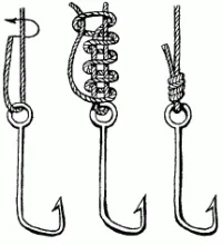How to knit fishing knots