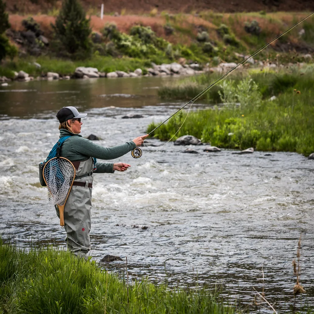 Long fly casting. Increasing the distance in the main casting types