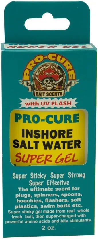 Pro-Cure Inshore Salt Water Super Gel, 2 Ounce