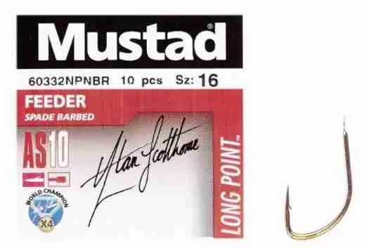 Series Mustad Feeder Hooks 60332BR/LP540