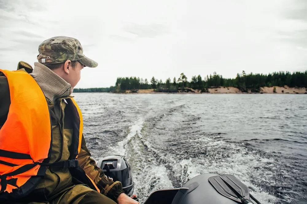 Bass fishing in the winter